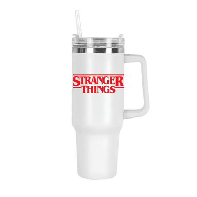 MUG TÉRMICO 1200 ML STRANGER THINGS – DOBLE PARED Y TAPA A PRUEBA DE DERRAMES - 1