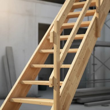 ESCALERA MADERA + PASAMANOS CONSTRUCCION REMODELACION BARNIZ - 3
