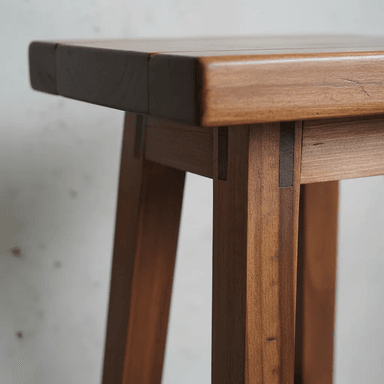 TABURETE O PISO MADERA (SIN RESPALDO) BAR O COCINA MODELO WEMUL - 3