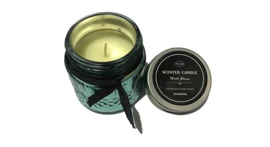 VELA AROMÁTICA JASMINE EN VIDRIO ARTEMIS - 1