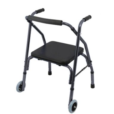 ANDADOR, BURRITO CON ASIENTO Y 2 RUEDAS PLEGABLE - 2