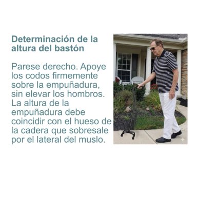 BASTON DE APOYO CUATRO PATAS - 6