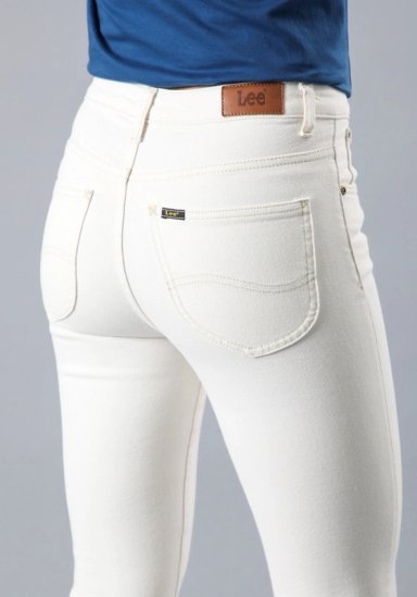 JEANS BREESE BOOT FLARE TIRO ALTO BLANCO - 5