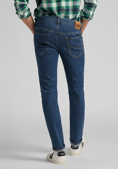 JEANS DAREN REGULAR STRAIGHT TIRO MEDIO AZUL MEDIO - 2