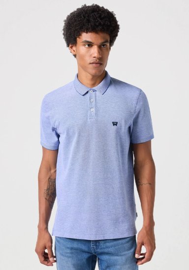 POLERA REGULAR FIT REFINED POLO OXFORD PIQUE CELESTE - 1