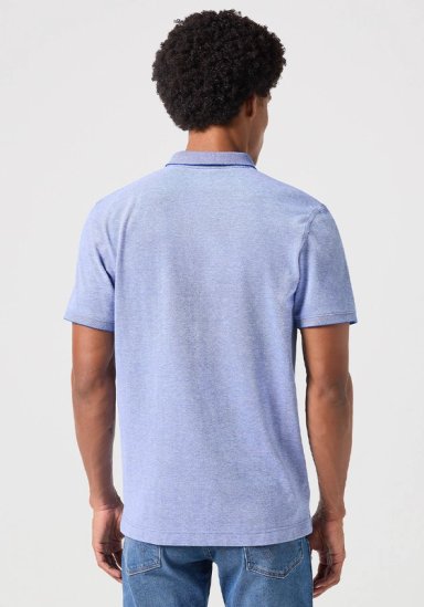 POLERA REGULAR FIT REFINED POLO OXFORD PIQUE CELESTE - 2