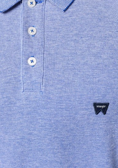 POLERA REGULAR FIT REFINED POLO OXFORD PIQUE CELESTE - 5