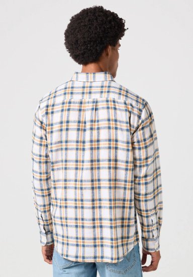 CAMISA REGULAR FIT 1 POCKET LS BLANCO - 3