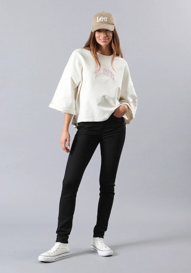 JEANS SCARLETT HIGH SKINNY FIT NEGRO - 3