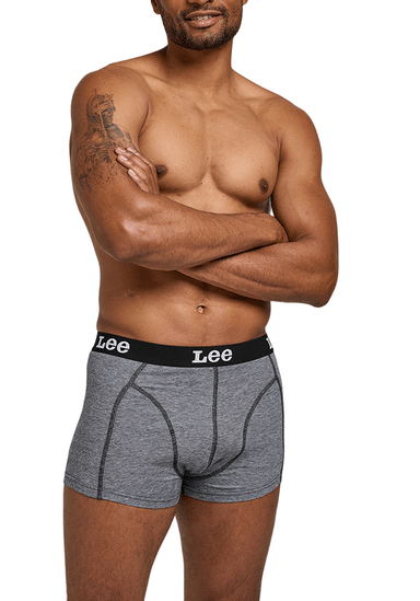 PACK 2 BOXER LEE NEGRO Y GRIS - 1