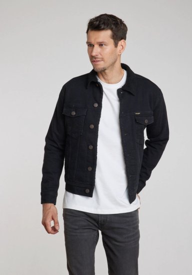 CHAQUETA WRANGLER HOMBRE AUTHENTIC SHERPA BLACK - 1