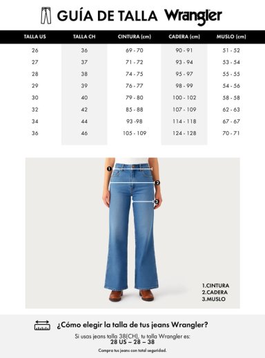 JEANS MUJER WILD WEST BLUE WASH - 5