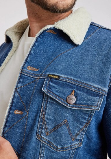 CHAQUETA WRANGLER HOMBRE AUTHENTIC SHERPA STONE - 2