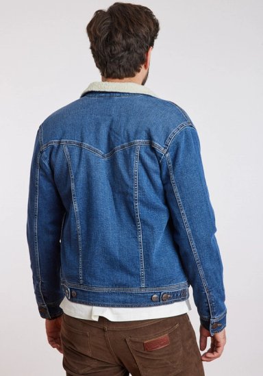 CHAQUETA WRANGLER HOMBRE AUTHENTIC SHERPA STONE - 4