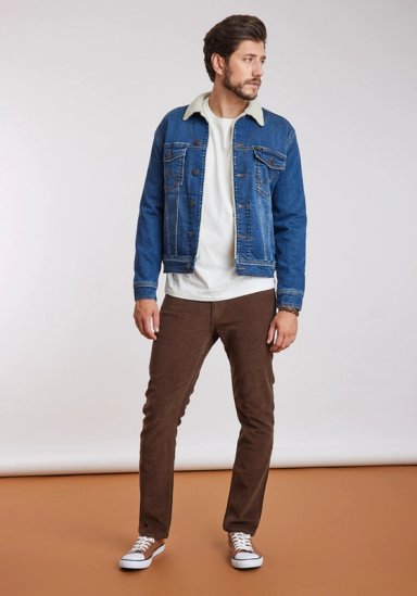 CHAQUETA WRANGLER HOMBRE AUTHENTIC SHERPA STONE - 6