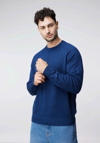 SWEATER HOMBRE REGULAR FIT TRUE NAVY - 1