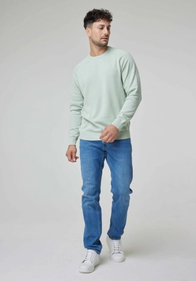 SWEATER HOMBRE REGULAR FIT  SOFT SAGE - 3