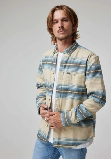 CAMISA HOMBRE  LS RIVETED SHIRT RELAXED FIT - 1
