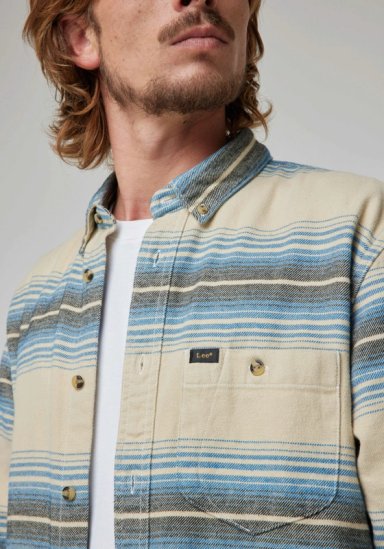 CAMISA HOMBRE  LS RIVETED SHIRT RELAXED FIT - 4