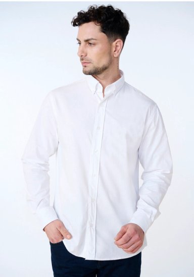 CAMISA 1 POCKET SHIRT HOMBRE WHITE - 1