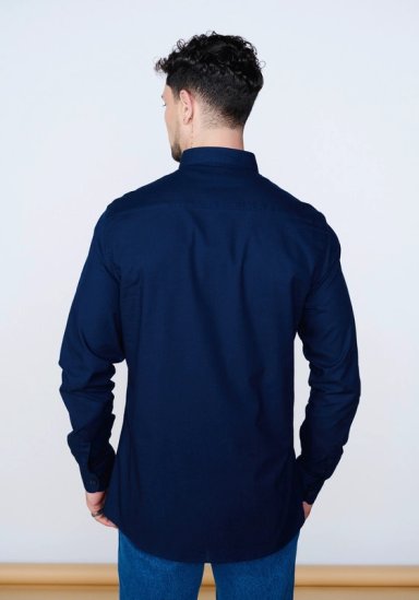 CAMISA 1 POCKET SHIRT DARK BLUE - 3