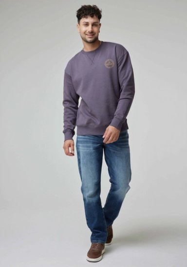 POLERON HOMBRE  LS CREW SWS ORIGINAL GREY - 3