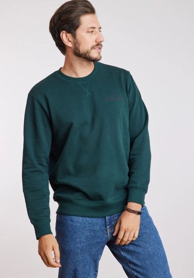 POLERON HOMBRE GRAPHIC SWEATSHIRT SCARAB GREEN - 1