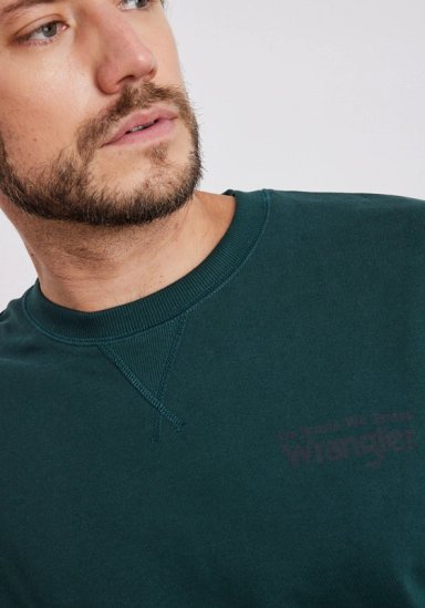 POLERON HOMBRE GRAPHIC SWEATSHIRT SCARAB GREEN - 2