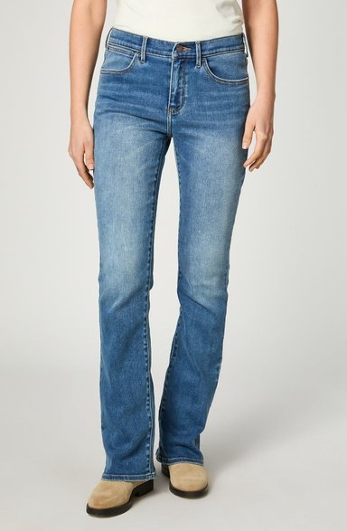 JEANS MUJER BOOT CUT DENIM BLUE - 1