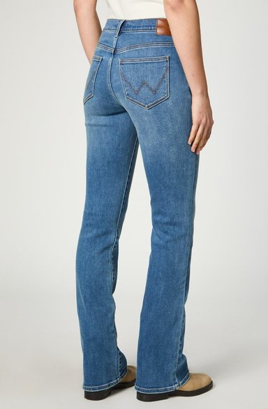 JEANS MUJER BOOT CUT DENIM BLUE - 2