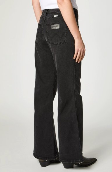 JEANS MUJER FLARE 70`  BLACK - 2