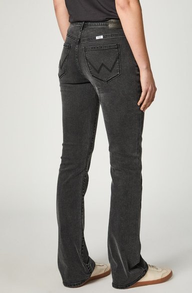 JEANS MUJER BOOT CUT BLACK - 2