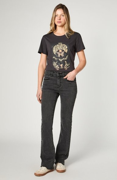 JEANS MUJER BOOT CUT BLACK - 4