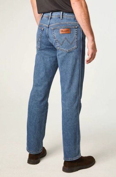 JEANS HOMBRE TEXAS STRAIGHT TIRO ALTO AZUL - 4