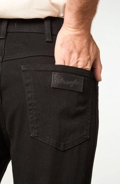 JEANS HOMBRE TEXAS STRAIGHT TIRO ALTO NEGRO - 4