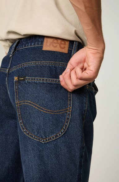 JEANS HOMBRE STRAIGHT TIRO ALTO AZUL OSCURO BROOKLYN - 4