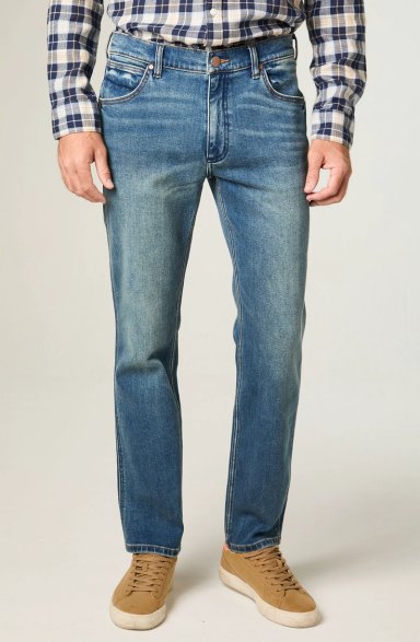 JEANS HOMBRE GREENSBORO STRAIGHT TIRO MEDIO AZUL - 1