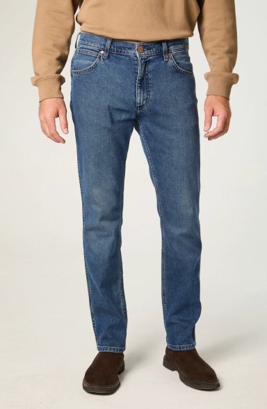 JEANS HOMBRE GREENSBORO STRAIGHT TIRO MEDIO AZUL MEDIO - 1