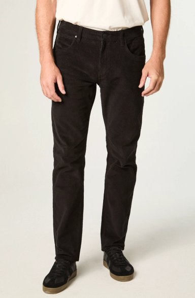 PANTALON HOMBRE GREENSBORO COTELE STRAIGHT TIRO MEDIO NEGRO - 1