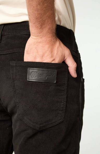 PANTALON HOMBRE GREENSBORO COTELE STRAIGHT TIRO MEDIO NEGRO - 4