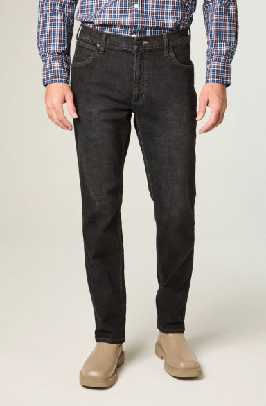 JEANS HOMBRE GREENSBORO STRAIGHT TIRO MEDIO NEGRO - 1