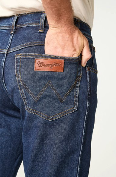 JEANS HOMBRE TEXAS STRAIGHT TIRO ALTO AZUL - 4