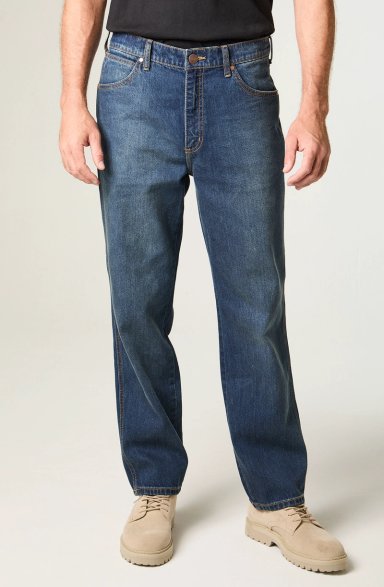 JEANS HOMBRE FRONTIER RELAX STRAIGHT TIRO MEDIO AZUL - 1