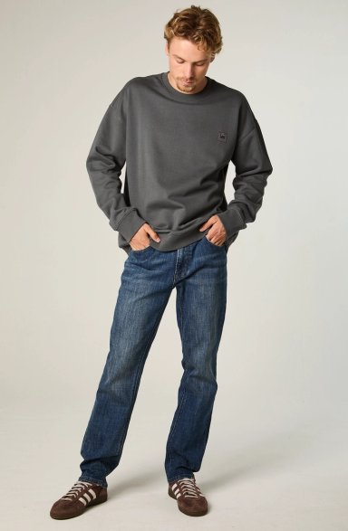JEANS HOMBRE STRAIGHT TIRO MEDIO AZUL DAREN - 2