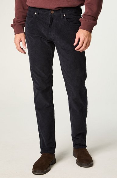 PANTALON HOMBRE GREENSBORO COTELE STRAIGHT TIRO MEDIO AZUL - 1