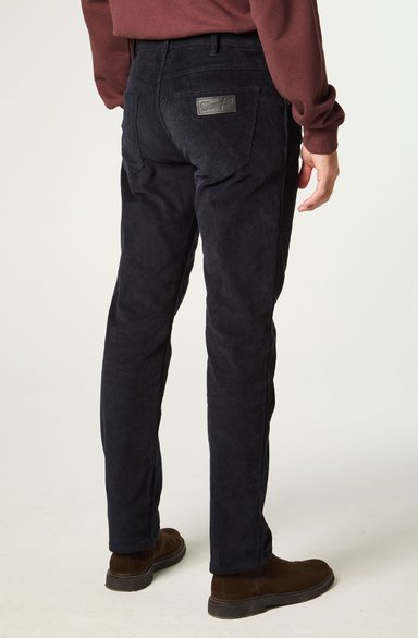 PANTALON HOMBRE GREENSBORO COTELE STRAIGHT TIRO MEDIO AZUL - 3
