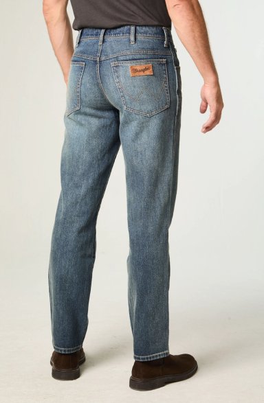 JEANS HOMBRE TEXAS STRAIGHT TIRO ALTO AZUL - 3
