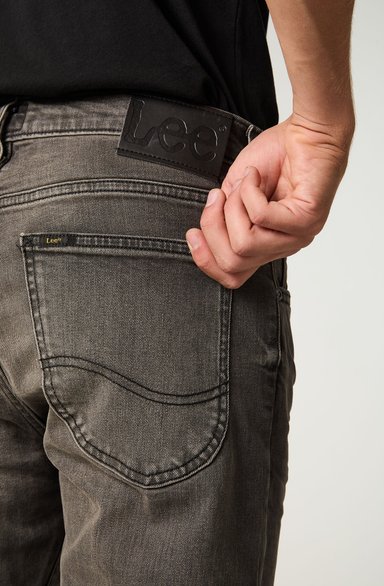 JEANS HOMBRE SLIM TAPER TIRO MEDIO AZUL LUKE - 4