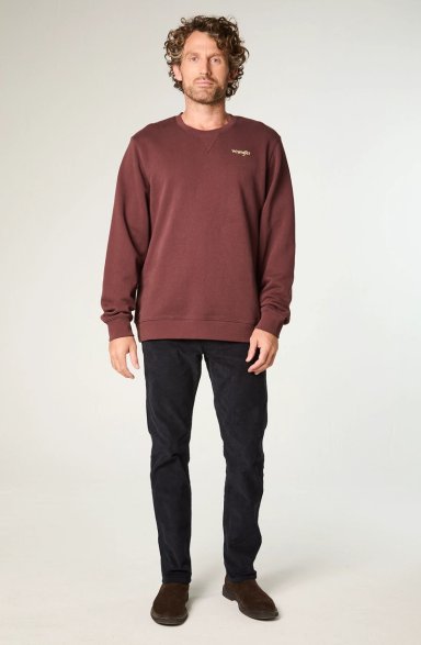 POLERON HOMBRE CREWNECK GRAPHIC REGULAR FIT CAFE - 2