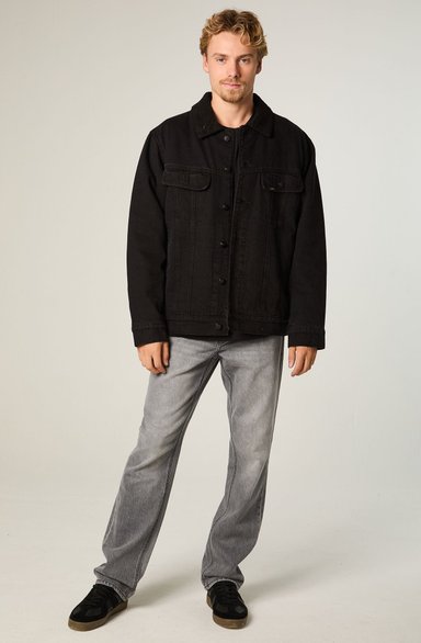 CHAQUETA HOMBRE REGULAR NEGRO SHERPA RIDER - 2